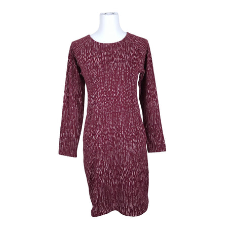 Naisten Nanso - Trikoomekko, koko 36 - Viininpunainen ()