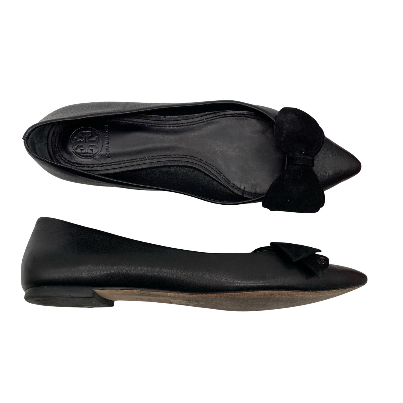 Naisten Tory Burch - Ballerinat, koko 37 - Musta (1)