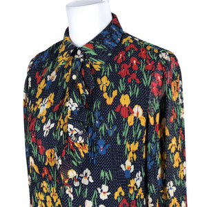 Naisten Tory Burch - Sifonkimekko, koko 38 - Sininen (2)