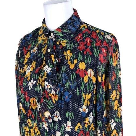 Naisten Tory Burch - Sifonkimekko, koko 38 - Sininen (2)