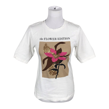 Naisten Kaffe - T-paita, koko 34 - Valkoinen ()