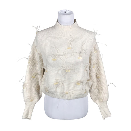 Naisten Koralline - Neulepaita, koko 36 - Luonnonvalkoinen ()