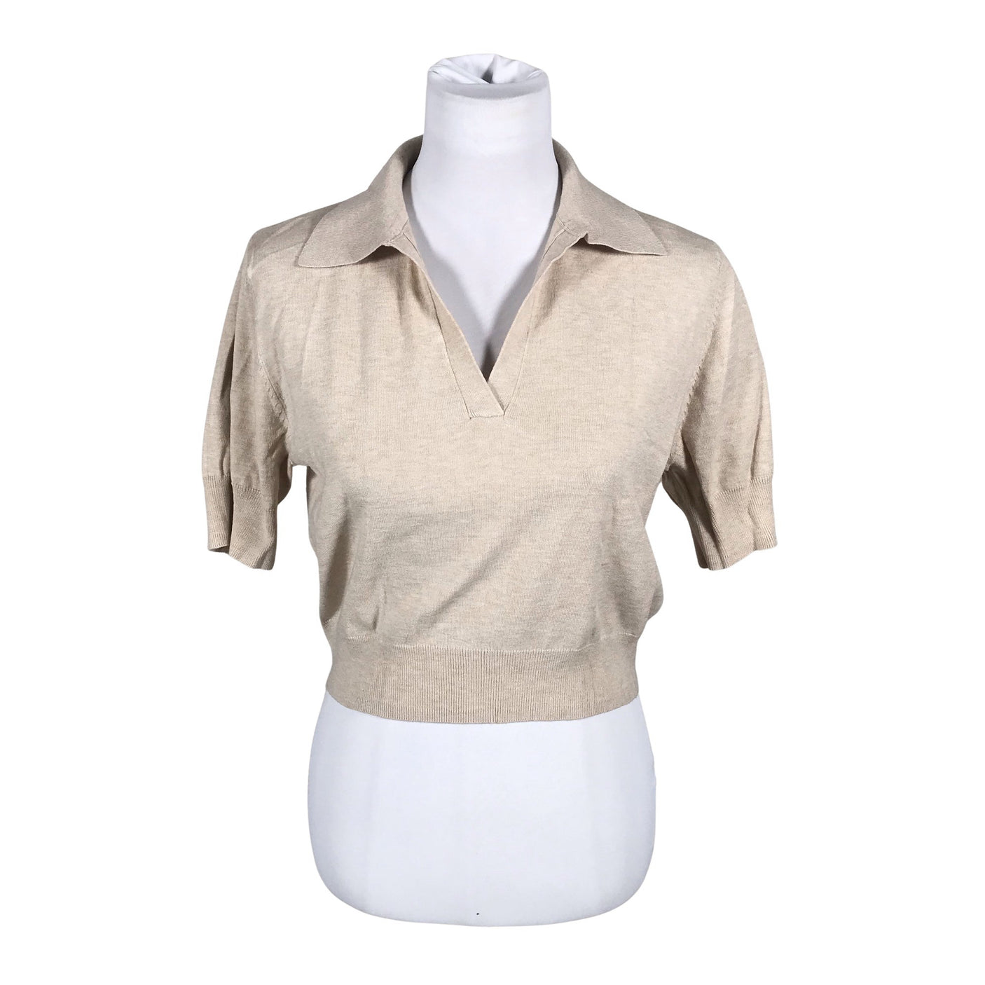 Naisten Part two - Neulepaita, koko 36 - Beige (1)