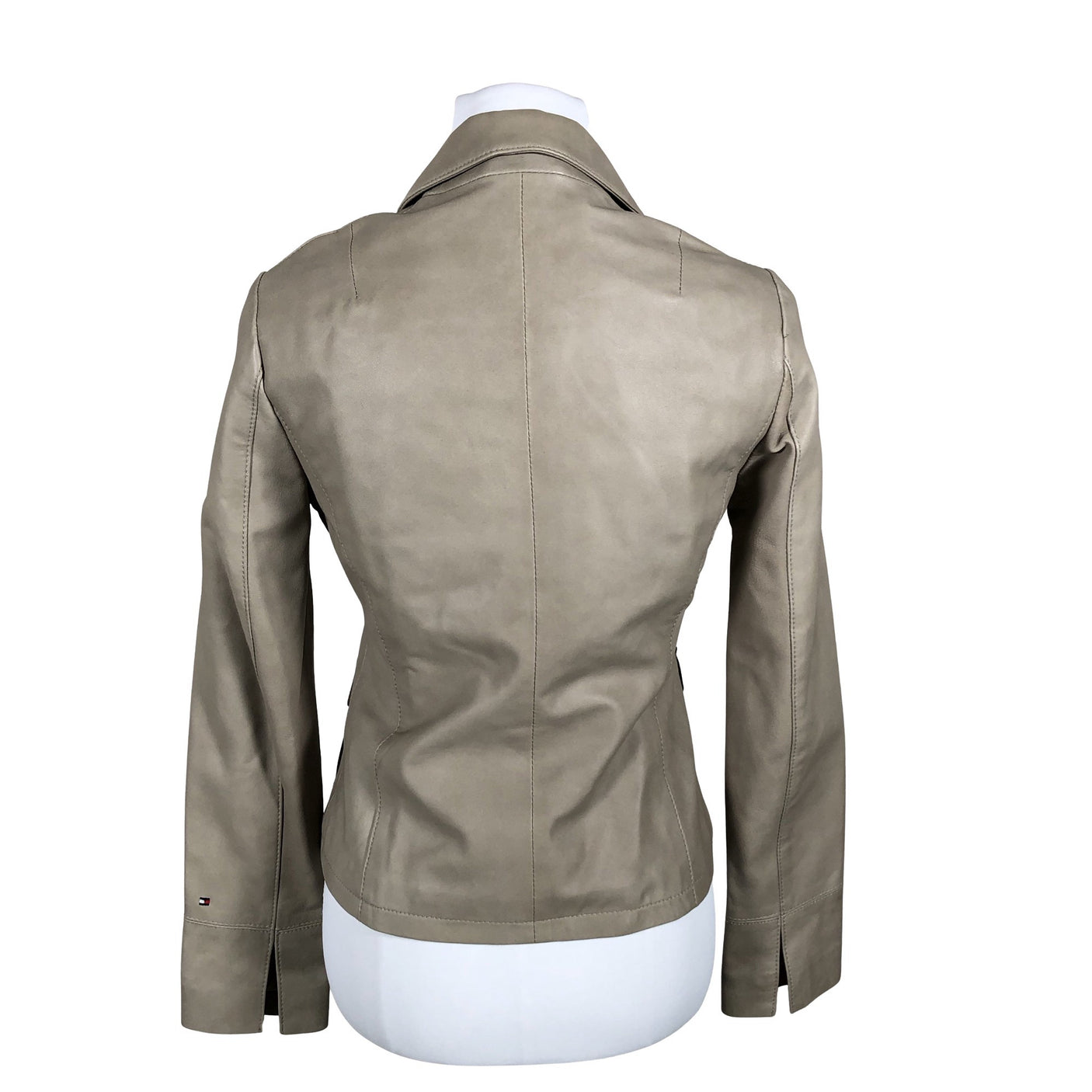 Naisten Tommy Hilfiger - Nahkatakki, koko 36 - Beige (2)