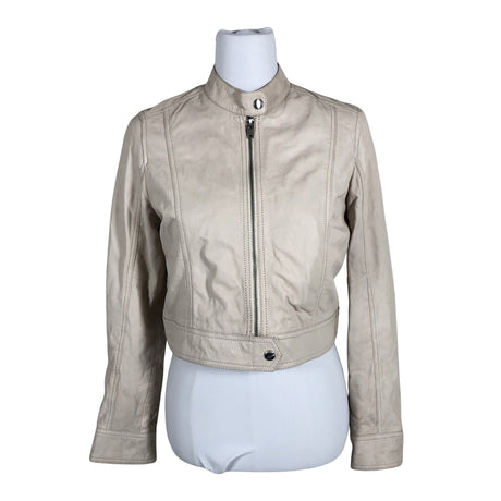 Naisten ROCKANDBLUE - Nahkatakki, koko 40 - Beige (2)