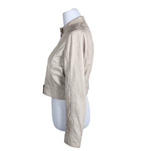 Naisten ROCKANDBLUE - Nahkatakki, koko 40 - Beige (6)