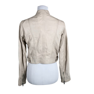 Naisten ROCKANDBLUE - Nahkatakki, koko 40 - Beige (4)