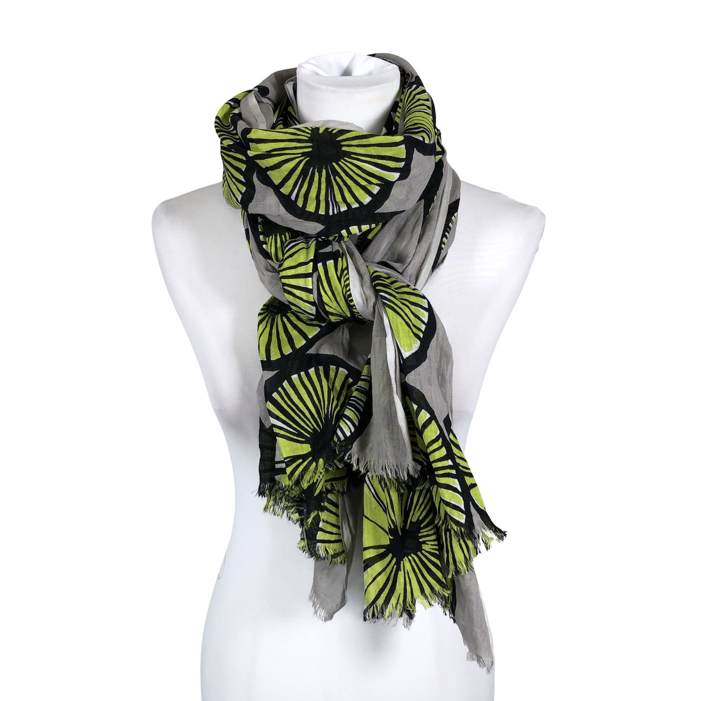 Naisten Handmade - Huivi, koko Maxi - Harmaa (1)