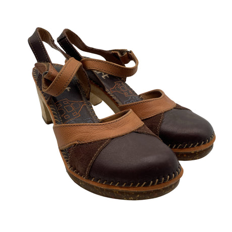 Naisten Art - Korolliset sandaalit, koko 41 - Ruskea (2)