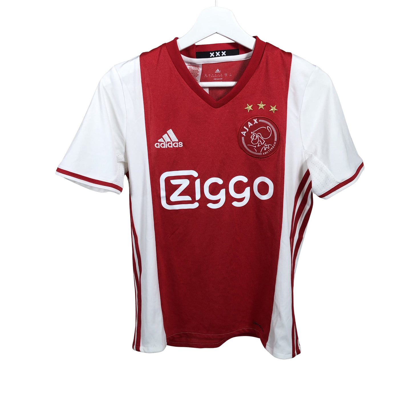 Poikien Adidas - Urheilupaita, lyhyet hihat, koko 158 - 164 - Punainen (1)