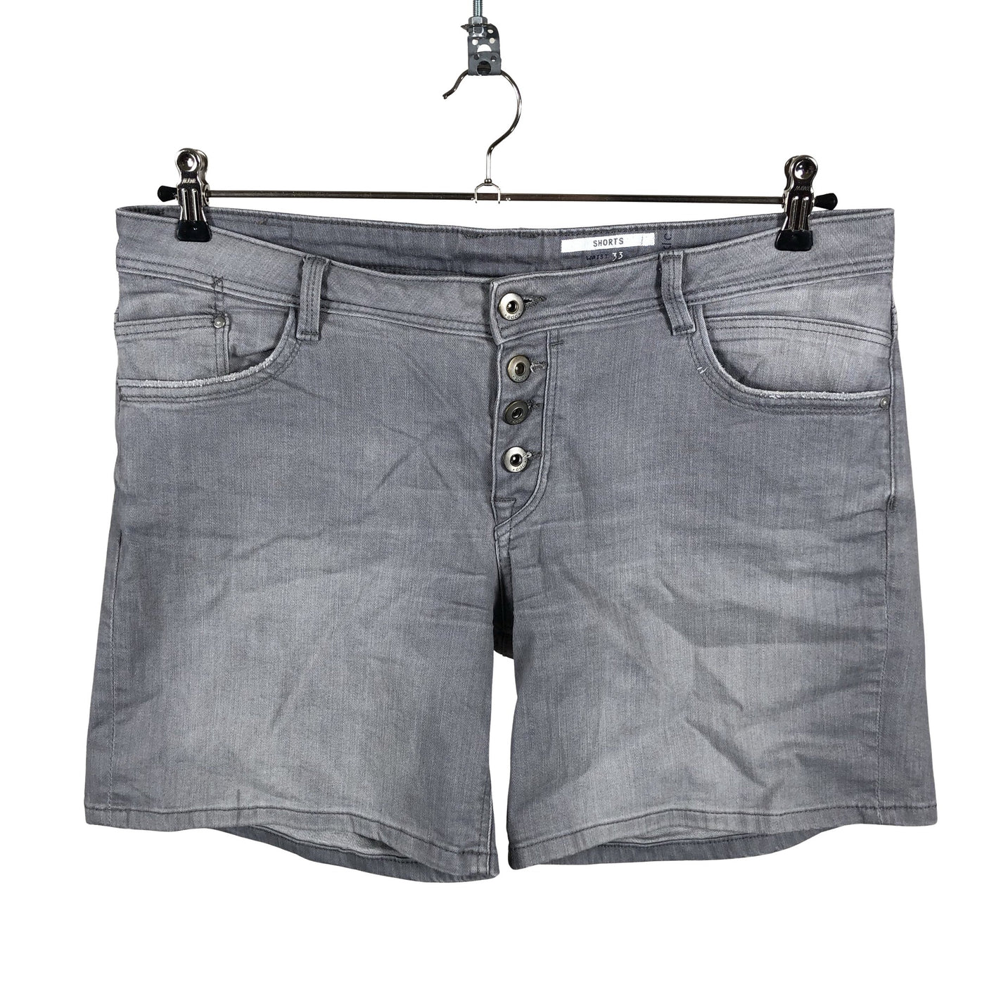 Naisten Esprit - Farkkushortsit, koko W33 - Harmaa (1)