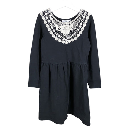 Tyttöjen Lumoan - Trikoomekko, koko 134 - 140 - Musta (2)