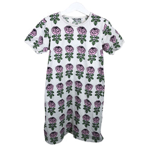 Tyttöjen Marimekko - Trikoomekko, koko 116 - 122 - Luonnonvalkoinen (1)