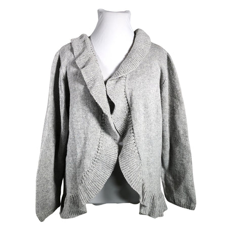 Naisten Handmade - Neuletakki, koko 46 - Harmaa ()