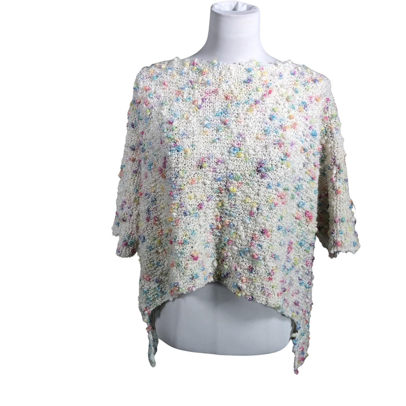 Naisten Handmade - Neulepaita, koko 40 - Valkoinen (1)