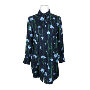 Naisten Marimekko - Sifonkitunika, koko 36 - Sininen (1)
