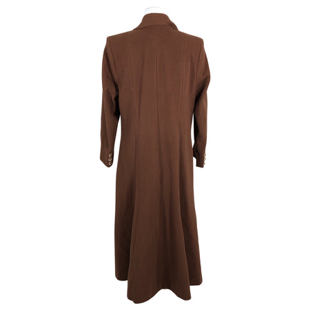 Naisten Handmade - Villakangastakki, koko 40 - Ruskea (2)