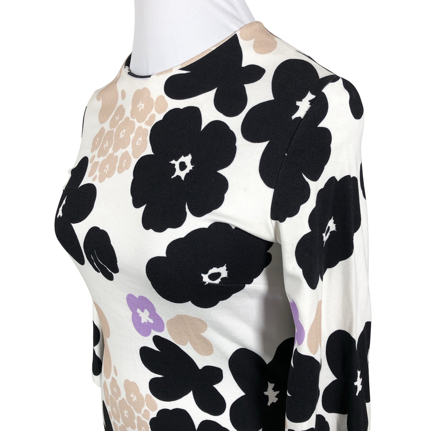 Naisten Marimekko - Trikoomekko, koko 38 - Valkoinen (2)