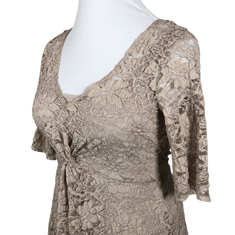 Naisten Andiata - Juhlamekko, koko 38 - Beige (2)