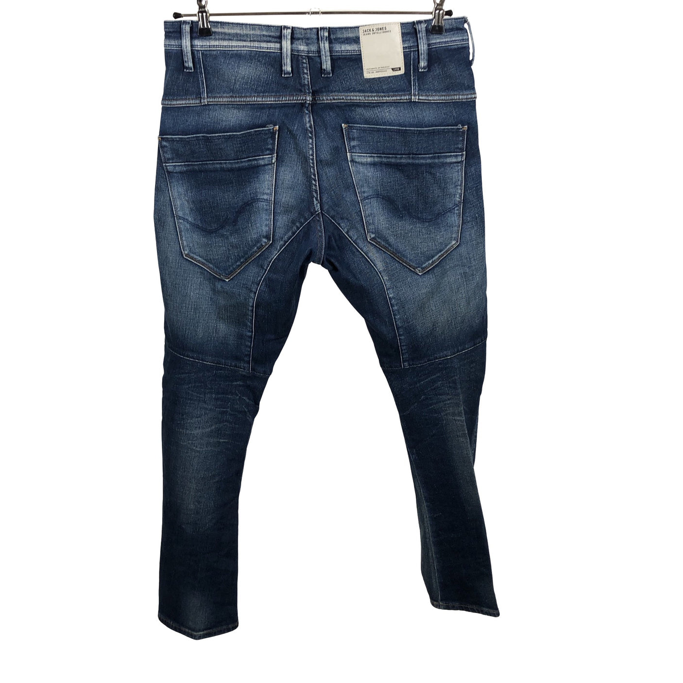 Miesten Jack & Jones - Farkut, koko W32 - Sininen (3)