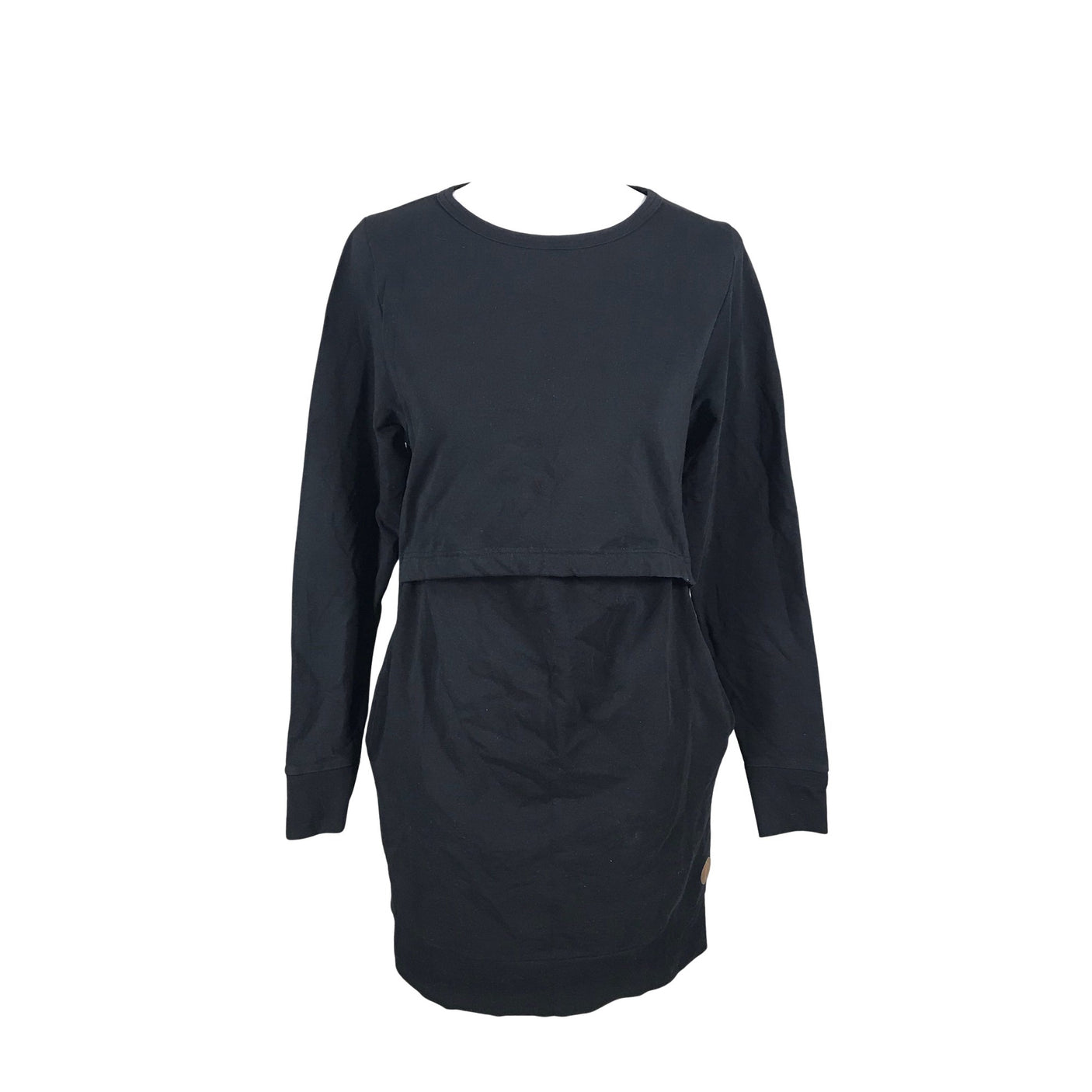 Naisten Blaa Maternity - Collegemekko, koko 38 - Musta (1)