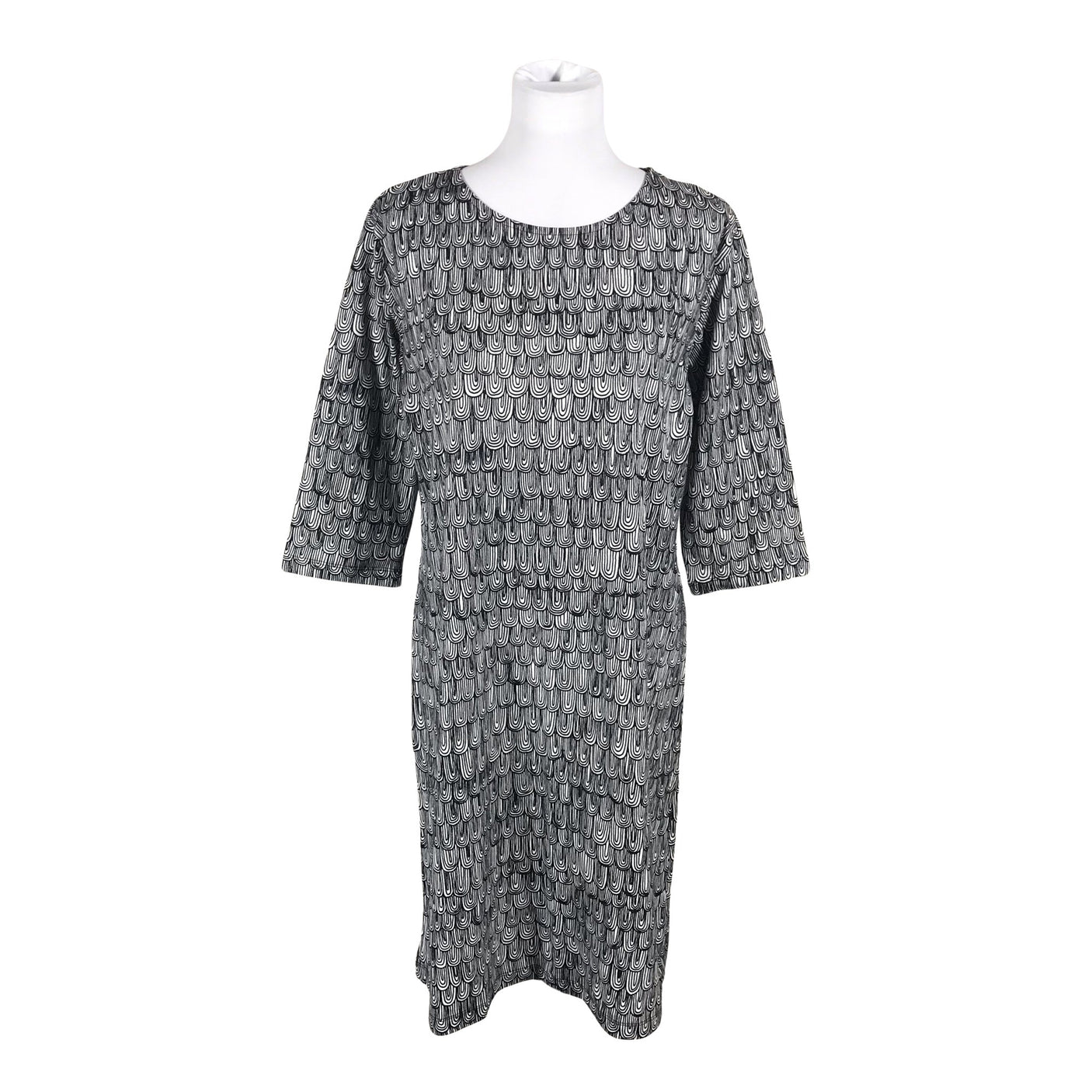 Naisten Marimekko - Trikoomekko, koko 40 - Valkoinen (1)