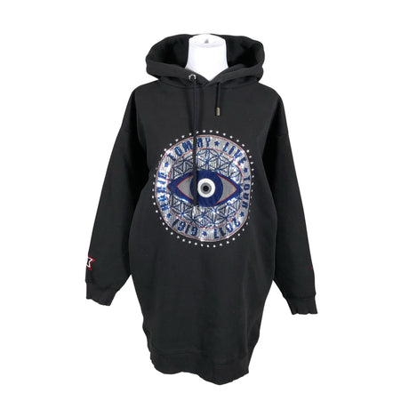 Naisten Tommy Hilfiger - Collegetunika, koko 38 - Musta ()