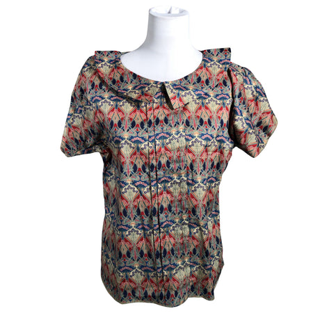 Naisten Liberty - Lyhythihainen pusero, koko 38 - Beige (2)