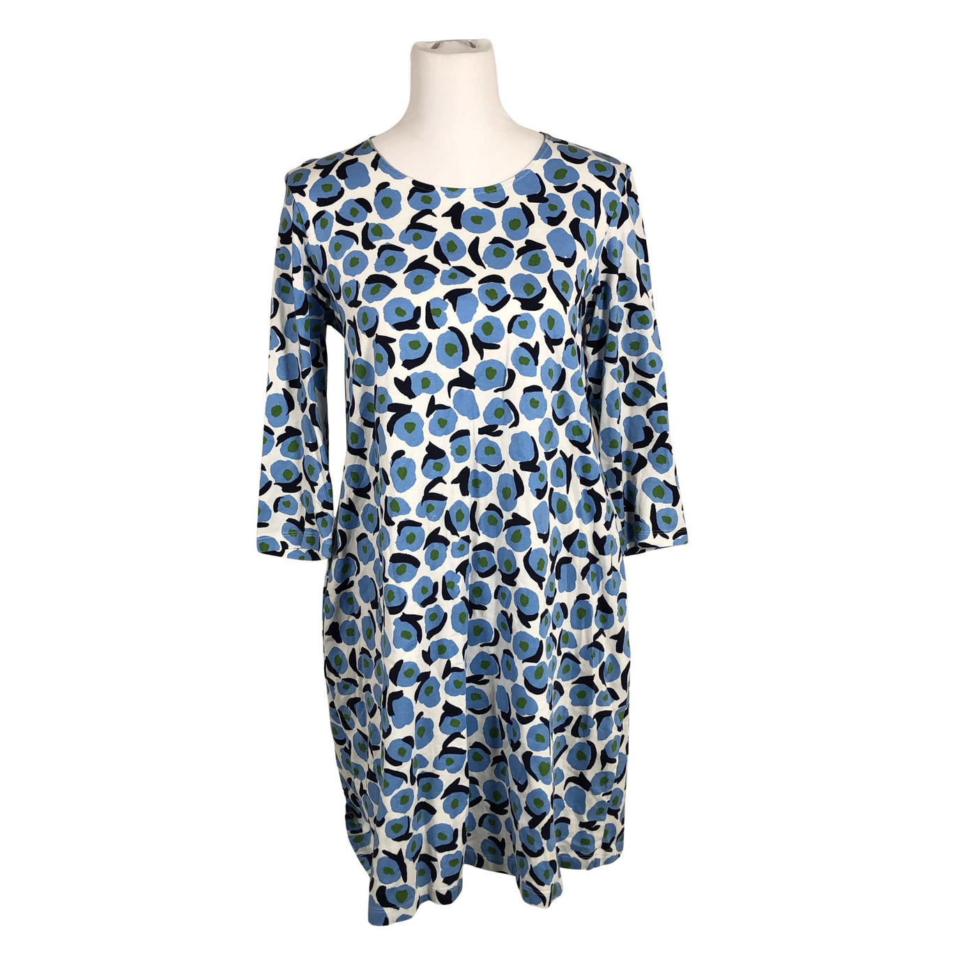 Naisten Marimekko - Trikoomekko, koko 36 - Valkoinen (2)
