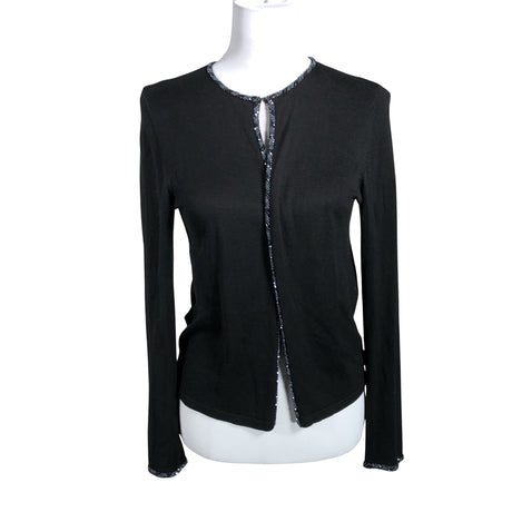 Naisten August Silk - Neuletakki, koko 36 - Musta ()