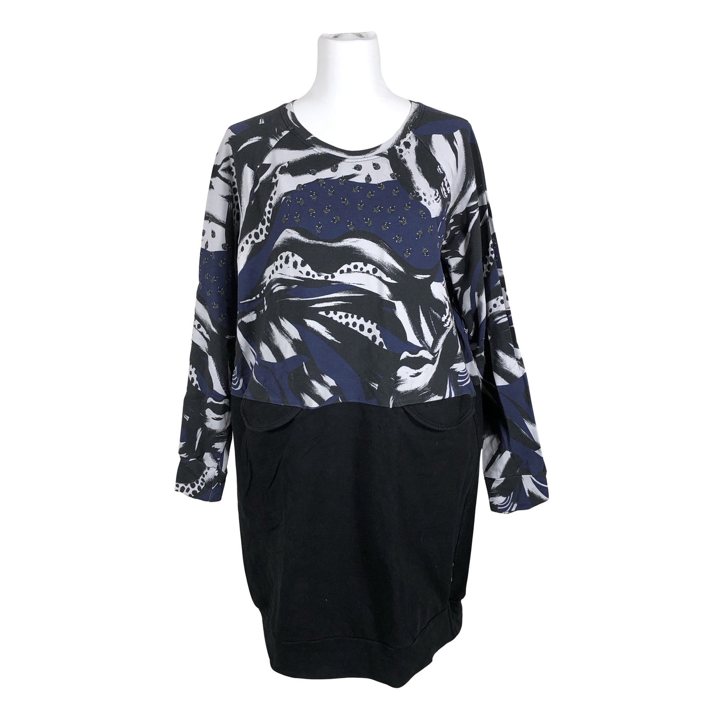 Naisten Versonpuoti - Trikoomekko, koko 40 - Harmaa (1)