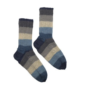 Naisten Handmade - Villasukat, koko 39 - Sininen (1)
