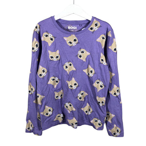 Tyttöjen Bogi - Trikoopaita, koko 140 - 146 - Violetti (1)