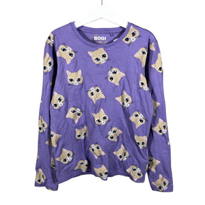 Tyttöjen Bogi - Trikoopaita, koko 140 - 146 - Violetti (2)