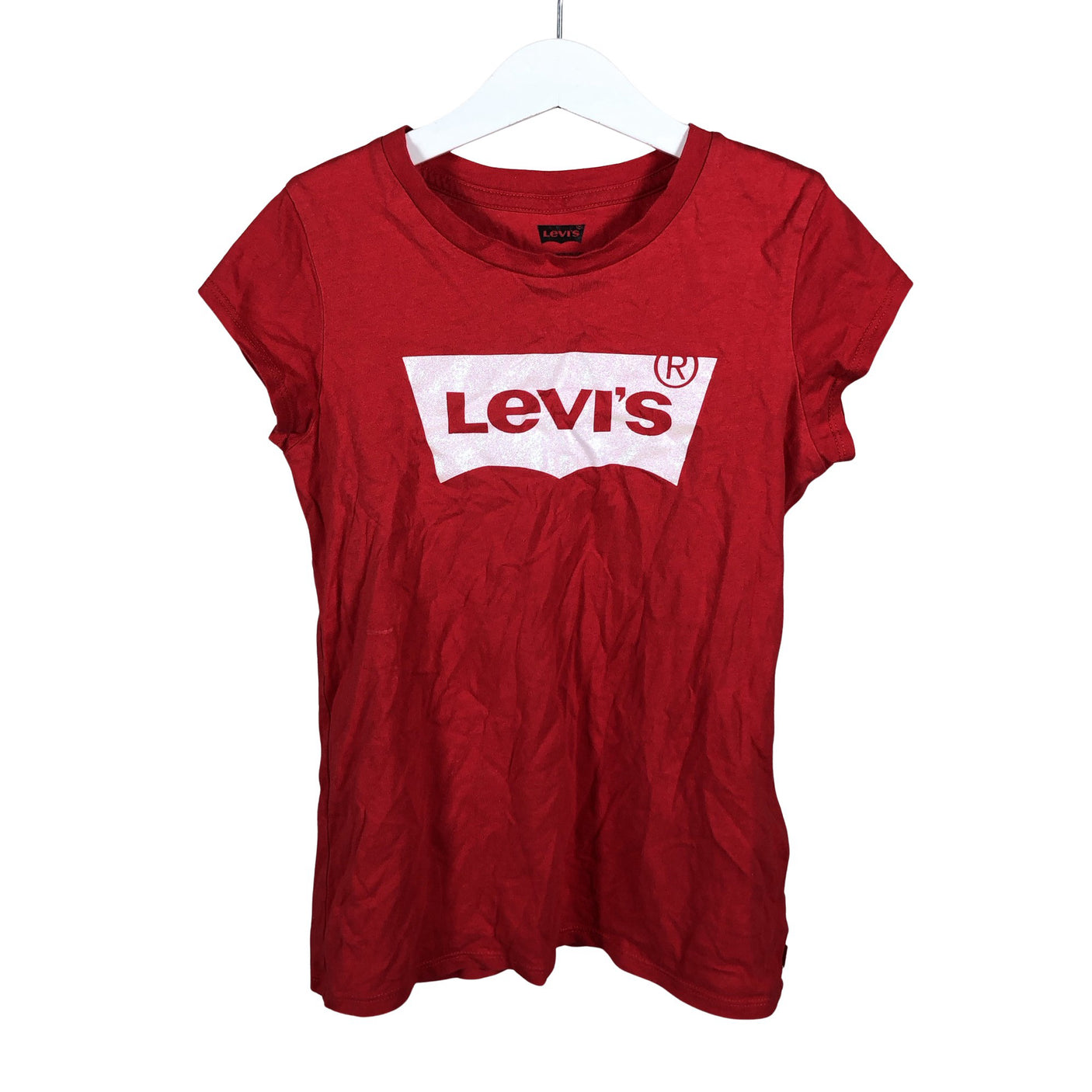Tyttöjen Levi's - T-paita, koko 146 - 152 - Punainen (1)