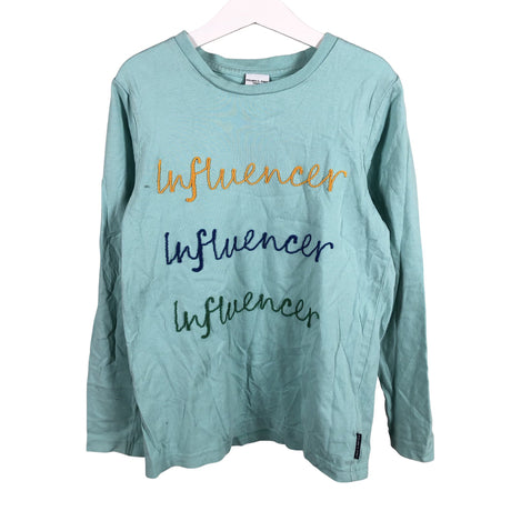 Unisex Polarn O. Pyret - Trikoopaita, koko 134 - 140 - Vihreä (2)