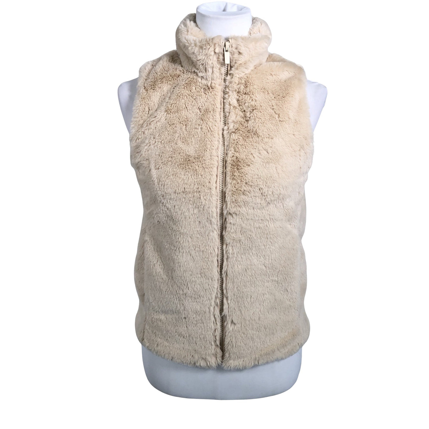 Naisten Cache Cache - Tekoturkisliivi, koko 34 - Beige (1)