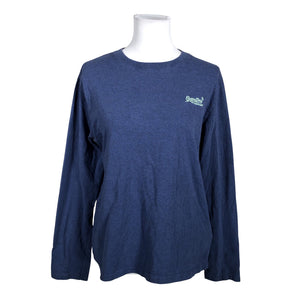 Naisten Superdry - Trikoopaita, koko 40 - Sininen (1)