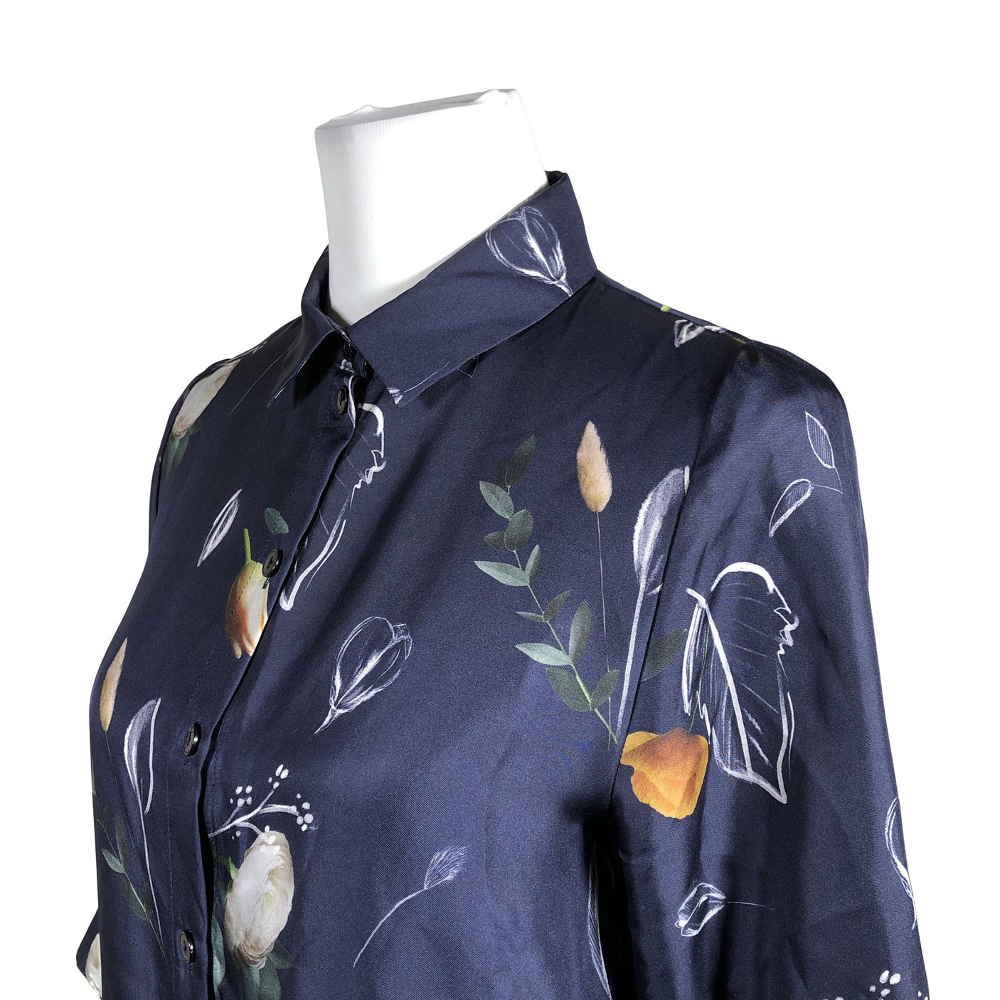 Naisten Uhana Design - Sifonkimekko, koko 36 - Sininen (2)