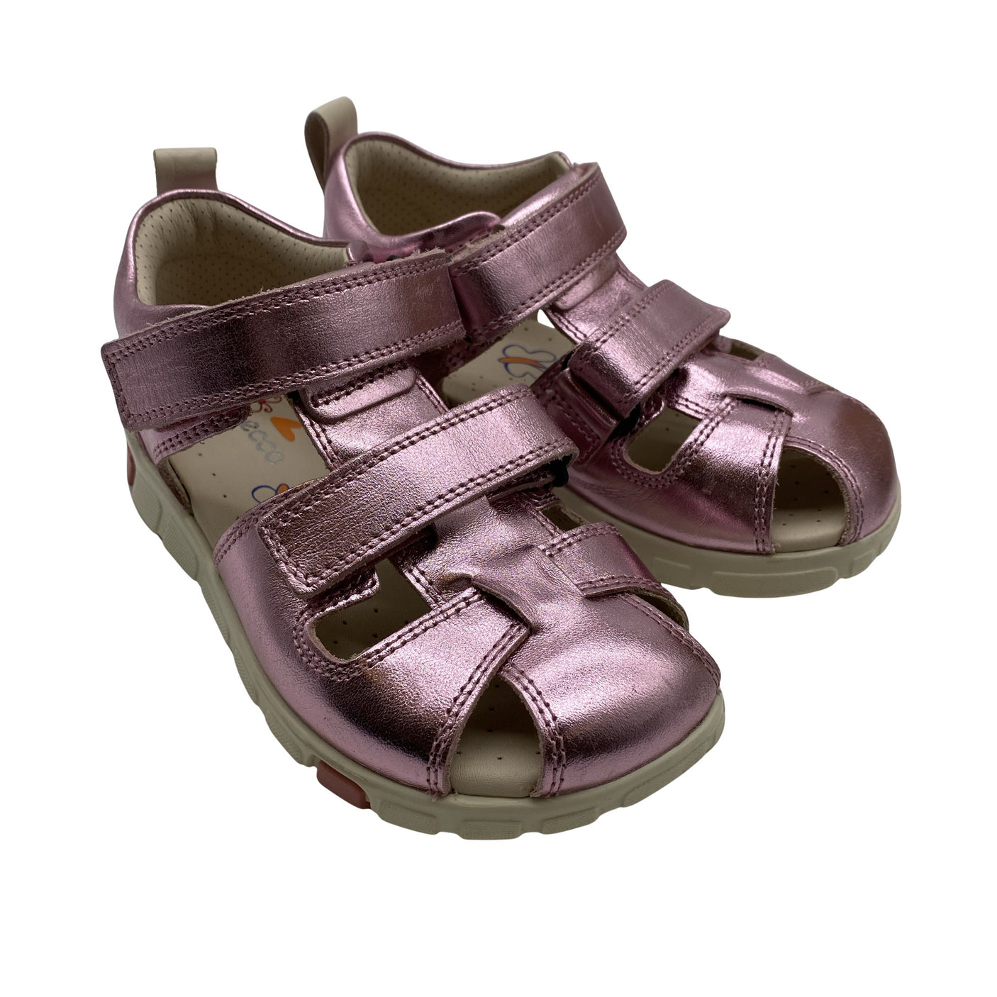 Tyttöjen Ecco - Sandaalit, koko 28 - Pinkki (2)
