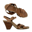 Naisten Clarks - Korolliset sandaalit, koko 39 - Ruskea ()