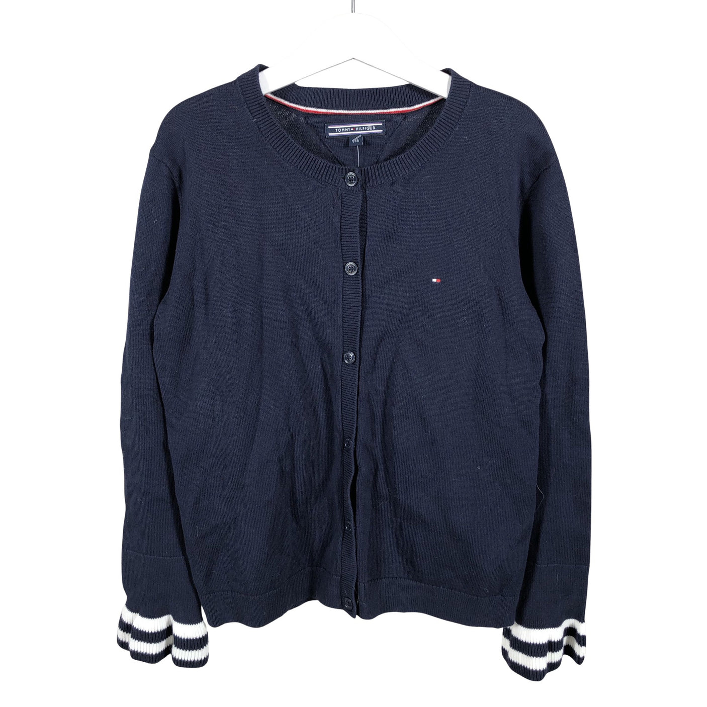 Tyttöjen Tommy Hilfiger - Neuletakki, koko 134 - 140 - Sininen (2)