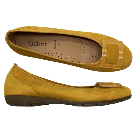 Naisten Gabor - Ballerinat, koko 42 - Keltainen ()