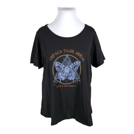 Naisten Zizzi - T-paita, koko 50 - Musta ()