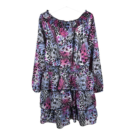 Tyttöjen Lindex - Sifonkimekko, koko 128 - 134 - Violetti ()