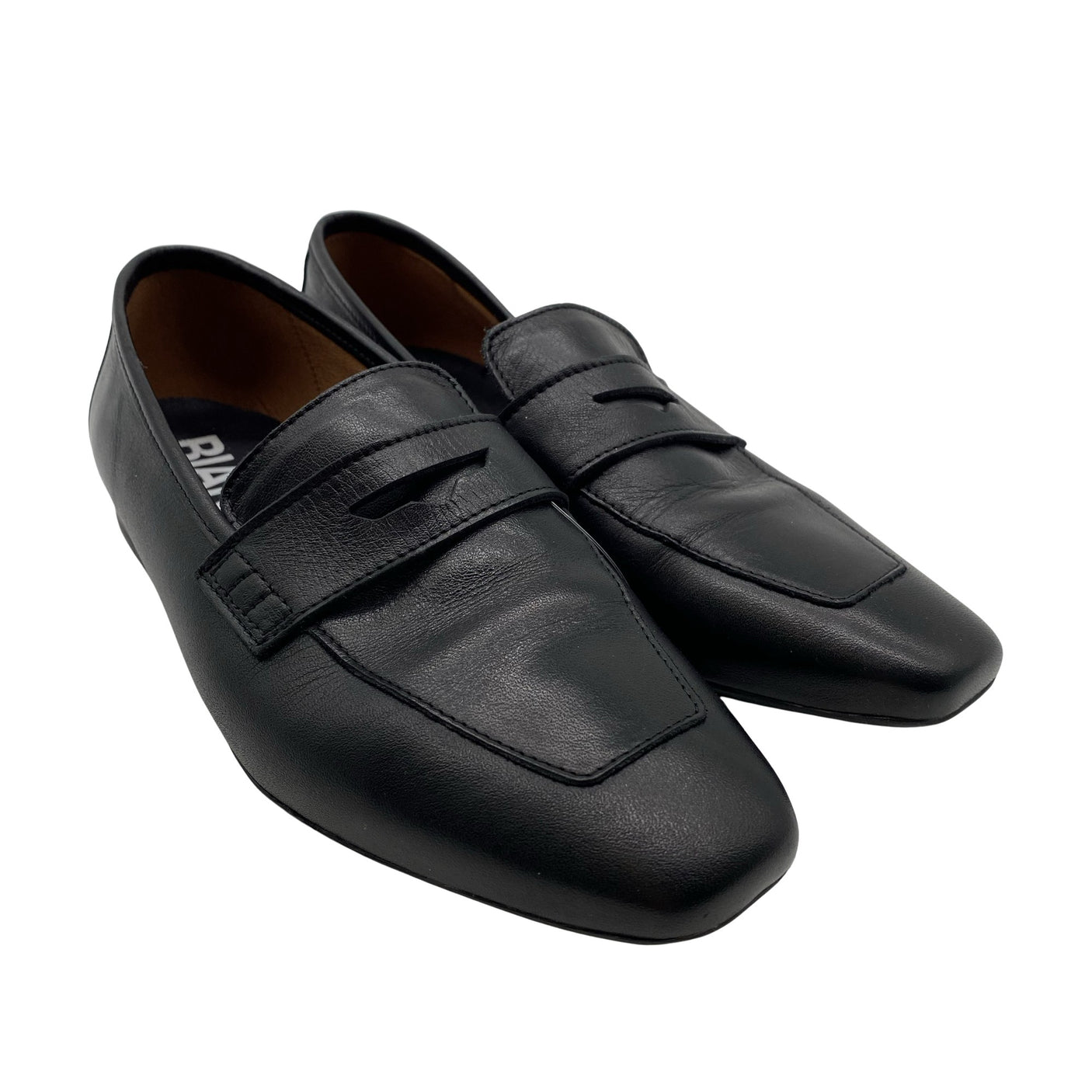 Naisten Bianco - Loaferit, koko 38 - Musta (2)