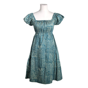 Naisten Handmade - Kangasmekko, koko 36 - Turkoosi (1)