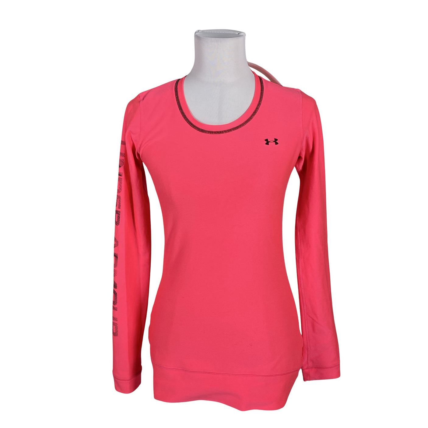 Naisten Under Armour - Urheilupaita, pitkät hihat, koko 32 - Pinkki (1)