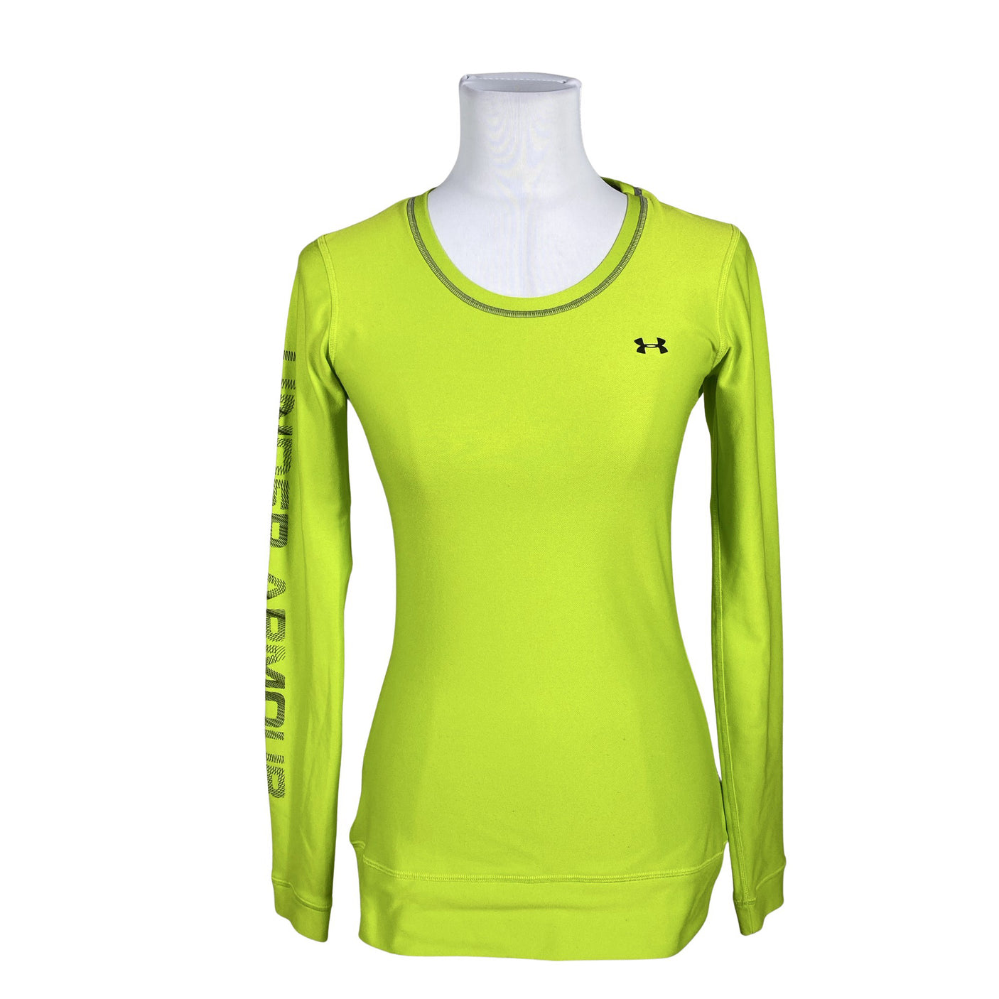 Naisten Under Armour - Urheilupaita, pitkät hihat, koko 32 - Vihreä (1)