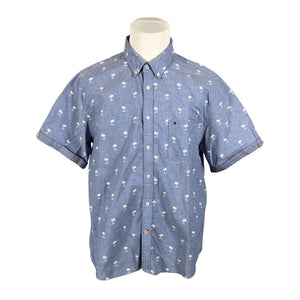 Miesten Tommy Jeans (Tommy Hilfiger) - Kauluspaita, koko XXL - Vaaleansininen (1)